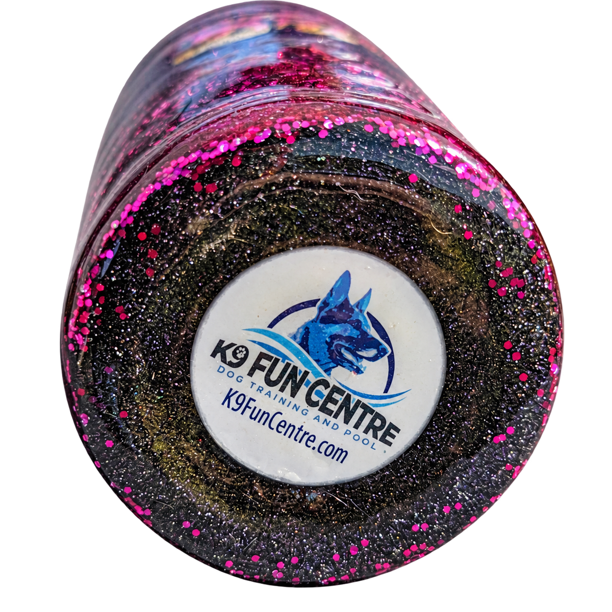 Hand-Painted “Probably Drunk” Glitter Tumbler
