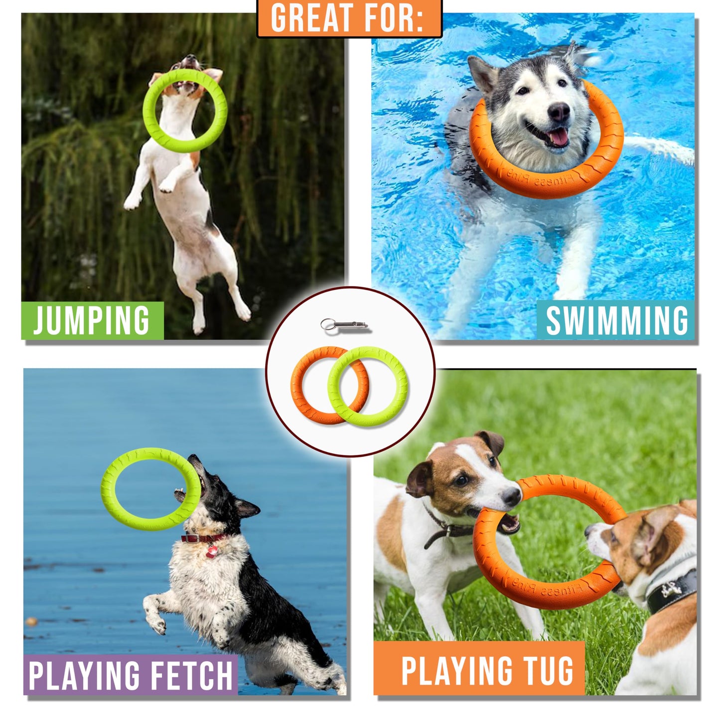 PitchDog Ring 20 (Medium) - Floating Training Ring