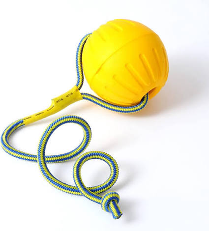 Floating Foam Fetch Ball with Rope - Large